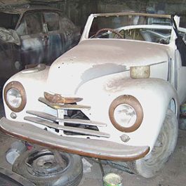 Škoda 1101 Tudor - renovace cabria na Sri Lance